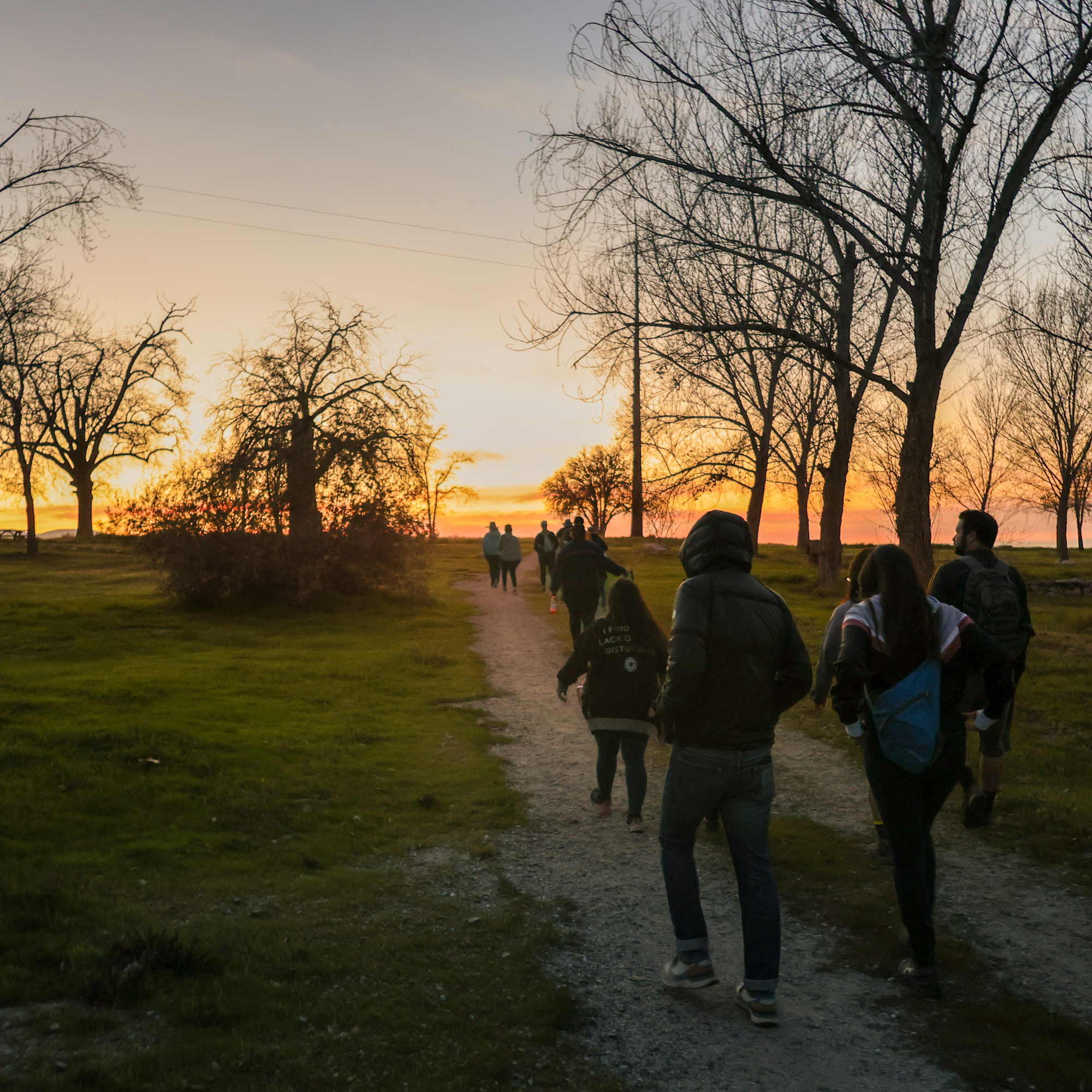 Sunset Stroll: Red-tailed Trail - logo
